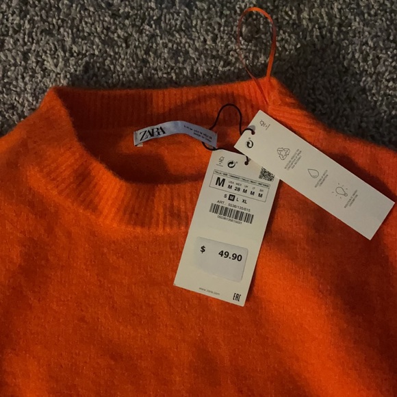 Zara orange Sweater - Picture 2 of 3